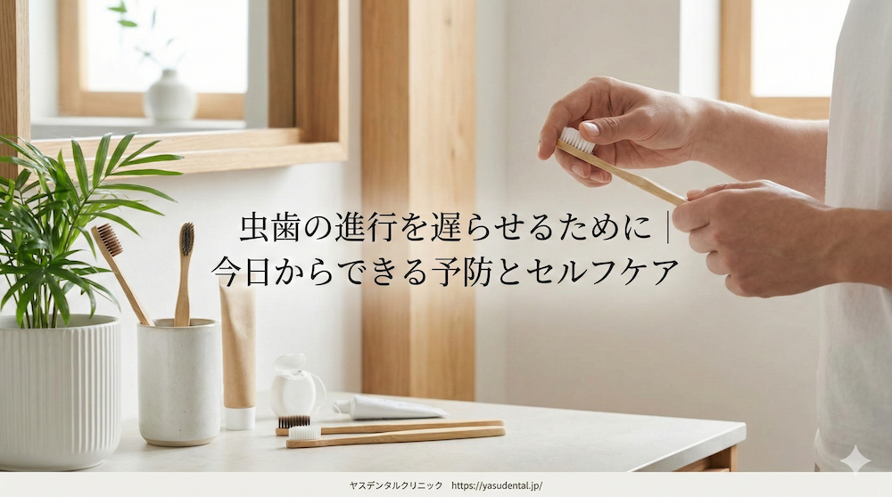 虫歯の進行を遅らせるために｜今日からできる予防とセルフケア