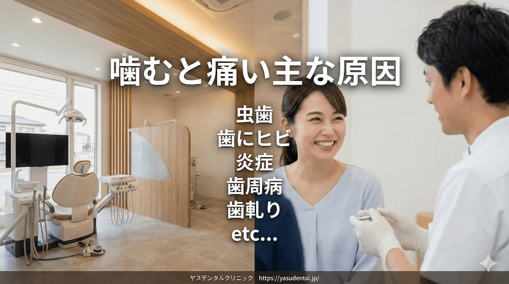 噛むと痛い主な原因