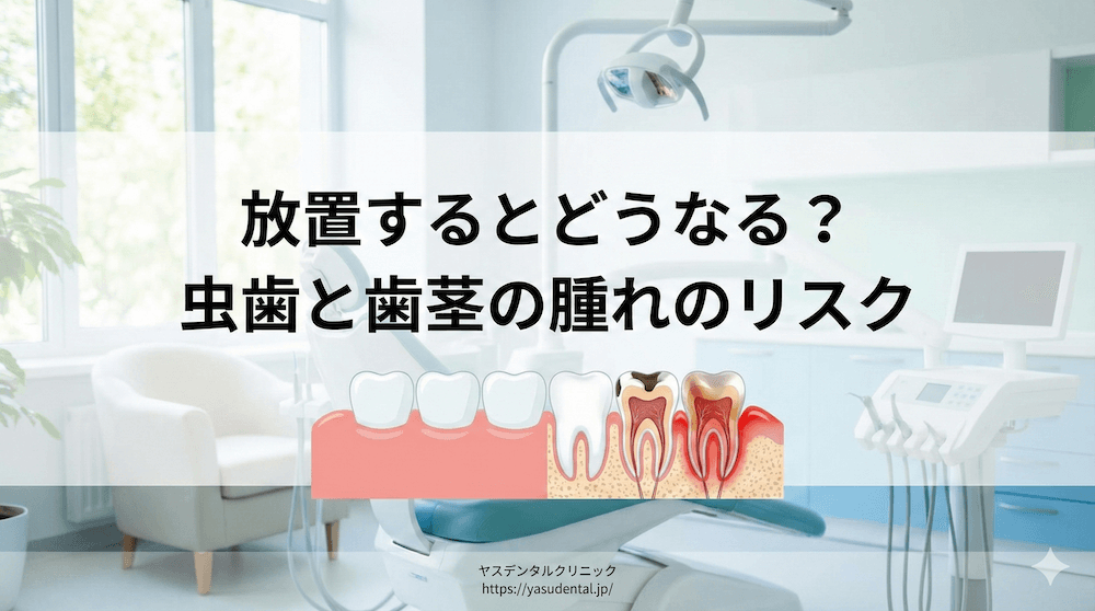 放置するとどうなる？虫歯と歯茎の腫れのリスク